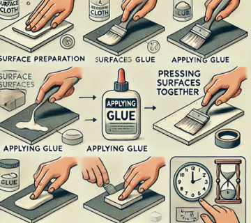 Hoe rubber lijmen